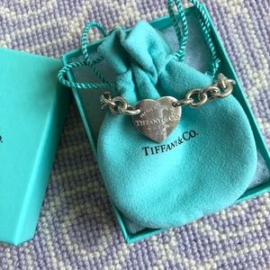 Authentic Return to Tiffany heart bracelet
